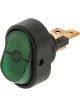 Jaylec Switch Rocker On Off Green 12/24V 30A @ 12V 15A @24V Mounting