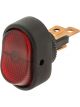 Jaylec Switch Rocker On Off Red 12/24V 30A @ 12V 15A @24V Mounting Stem