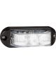 Autolamps White LED Emergency Lamp 12/24V Black 18cm Lead 12 Patts