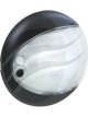 Hella Euroled LED Round Interior Lamp 9-33V w/ On/Off Switch Black