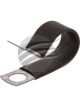 Jaylec Pack 10 25mm Coated Metal Pclip 10mm Mounting Hole - Pvc