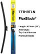 Tridon Wiper Tridon FlexBlade Top Lock Narrow 475mm 19In