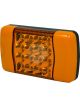 Jaylec LED Rear Dirctn Indicator Lamp 9-33V Base Mount with Clips 500mm