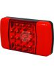 Jaylec LED Stop/Tail Lamp 9-33V Base Mount With Clips 500mm Cable Ip67