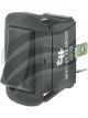 Cole Hersee Rocker Switch On/Off 12/24V 25Amp Spst 2 Blade Terminals