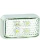 Autolamps LED Side Direction Indicator Lamp 10-30V Chrome 30cm Cable