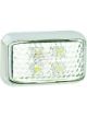 Autolamps LED Rear Position Marker Lamp 10-30V Chrome 30cm Cable Pack