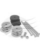 Jayair Mount Kit Fan Bolt Pack For Universal Fan Bolt Nut Fibre & Steel