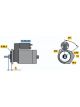 Bosch Starter 12V Volkswagen 036911023Qx Bx112027 Bx112044 70-1098