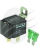 Britax Mini Relay Fused 24V 30Amp N/O 4 Pin with Blade Fuse Resistor