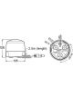 Hella Rotaled Amber Rotating Beacon 10-30V Magnetic Mount