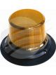 Code 3 LED Amber Beacon 10-30V Magnetic Mount Polycarb Lens 24 Led's