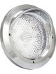 Autolamps LED Rnd Stop/Tail Lamp 12/24V w/Chrome Hooded Bezel & Rubber