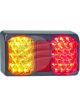 Autolamps LED Stop/Tail/Indicator Lamp 12/24V w/ Reflector Grey