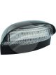 Jaylec LED Licence Plate Lamp 9-33V Black Housing 500mm Lead Ip67
