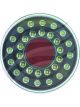 Autolamps LED Rnd Reversing Lamp Maxilamp 12/24V With Reflex Reflector