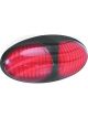 Autolamps LED Red Rear Position Marker Lamp 12/24V Black 2C Cable