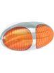 Autolamps LED Side Direction Indicator Lamp 12/24V Chrome Plug Cable