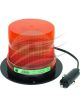Jaylec LED Amber Strobe Beacon 12-48V Plastic Magnetic Mount
