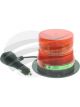 Jaylec LED Amber Strobe Beacon 12V Plastic Magnetic Mount 28X Sel Flash