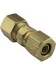 Proflow Fuel Line Connectors, Brass 3/8in. (10mm) To 3/8in. (10mm)