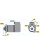 Bosch Starter 24V 5.4Kw Volvo Truck / Bus