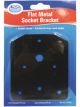 ARK Flat Metal Bracket For Large Round Plastic Trailer Sockets Blister