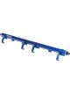 Proflow Fuel Rails Kit, Billet Aluminium, Anodised Blue, Commodor