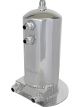 Proflow Fuel Surge Tank Fabricated Aluminium, 254mm x 108mm round, 2.5