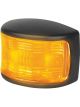 Hella LED Front Position Marker Lamp Amber 12/24V Black Base with Deutsch