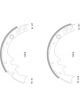 Bosch Brake Shoe Rear Set