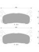 Bosch Disc Pad Rear Set