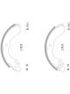 Bosch Brake Shoe Rear Set