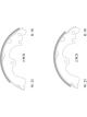 Bosch Brake Shoe Rear Set