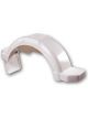 ARK 14 Inches Single Mudguard with Plastic White Finish