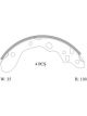 Bosch Brake Shoe Rear Set