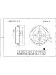 Bosch Brake Drum Rear