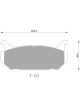 Bosch Brake Pad Rear Set