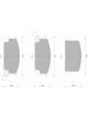 Bosch Brake Pad Rear Set