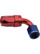 Proflow 90 Degree Hose End -16AN Hose to Female, Blue/Red