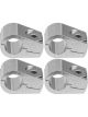 Proflow Aluminium 5/16in. Single Hose Line Clamp, 4 Pack