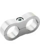 Proflow Aluminium Hose & Tubing Clamp Separator Clamp 6.5mm ID Hol