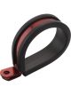 Proflow Cushioned Hose Mounting P-Clamp 38.1mm, Red, 5 Pack