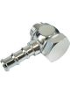 Proflow Edelbrock Carburettor Banjo w/Bolt, Silver