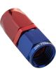 Proflow Straight Hose End -04AN Hose to Female, Blue/Red