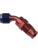 Proflow 3/8in. Tube 45 Degree To Female -06AN Hose End Tube Adaptor