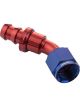 Proflow 45 Degree Push On Hose End Hose End Barb to Female-10AN