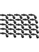 Proflow Bulk Pack 90 Degree Push On Hose End 8mm, Black, 25pc