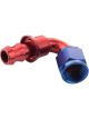 Proflow 120 Degree Push On Hose End Hose End Barb to Female-04AN