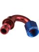 Proflow 150 Degree Push On Hose End Hose End Barb to Female-04AN